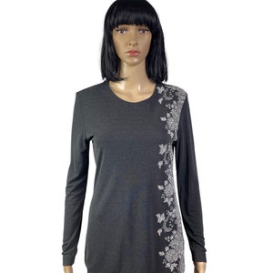 Marc Cain Vintage besticktes Longsleeve