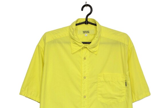 Versace JC yellow vintage shirt