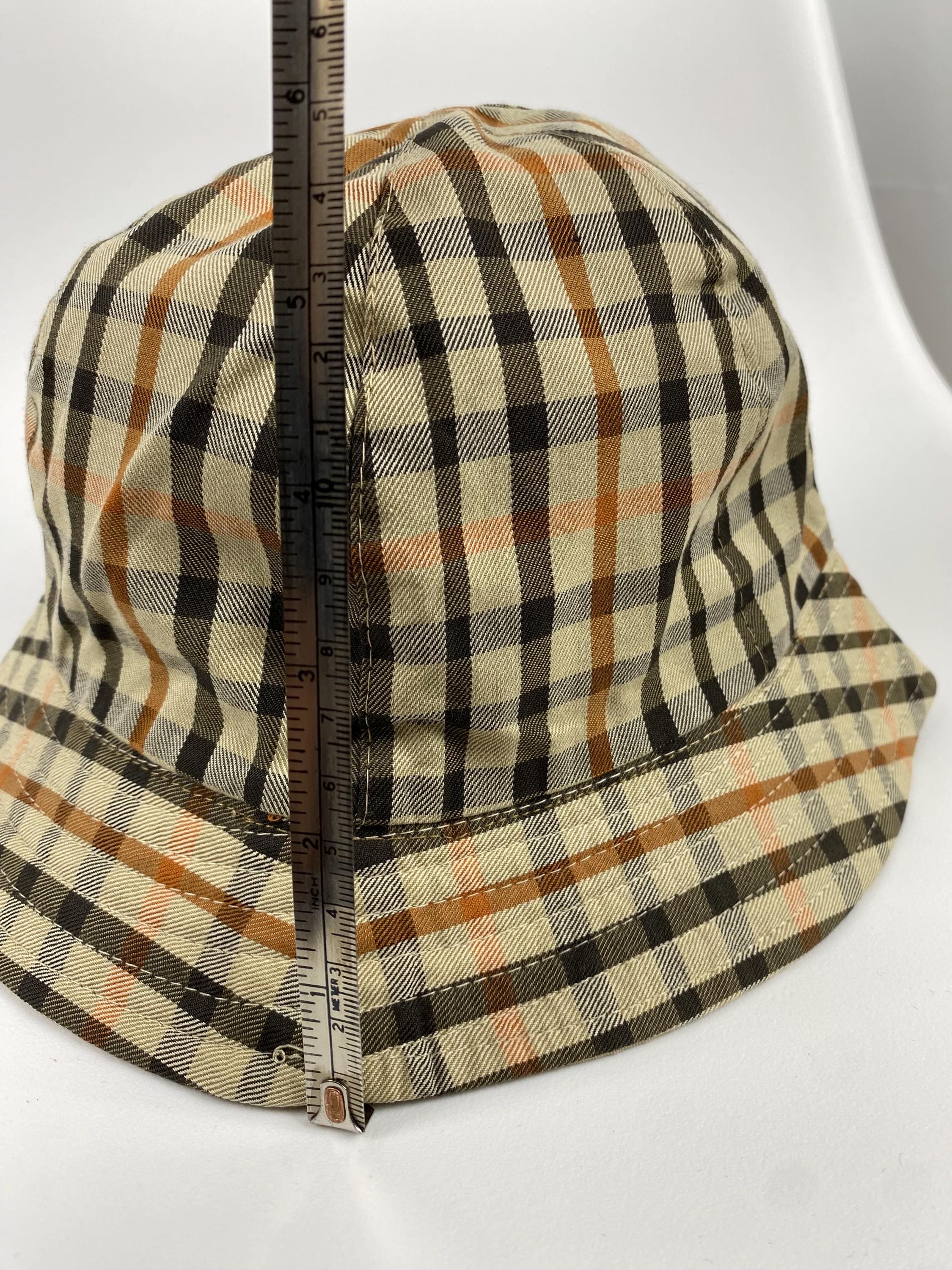 Authentic Burberrys vintage Plaid reversible Bucket Hat il_fullxfull.7104760424_teqp.jpg main image 3