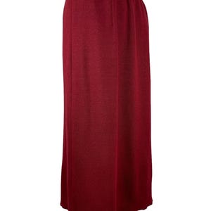 Christian Dior London 1970s Maxi Skirt Wool-Acrylic size 14