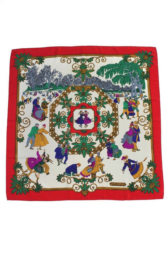 Hermes Paris Vintage Silk Scarf