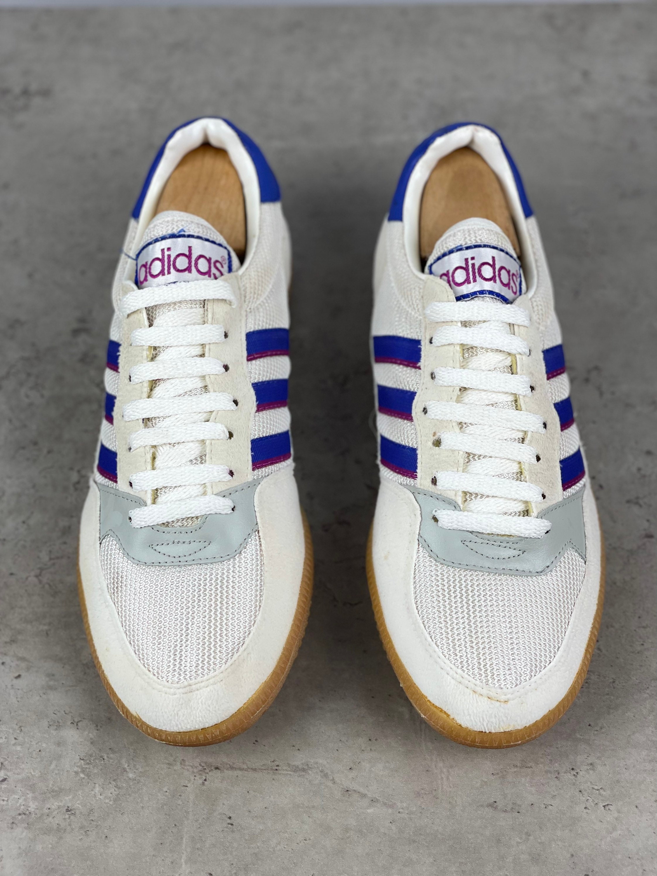 Adidas Hallen Handball Sneakers Vintage 1991 Retro Shoes Etsy