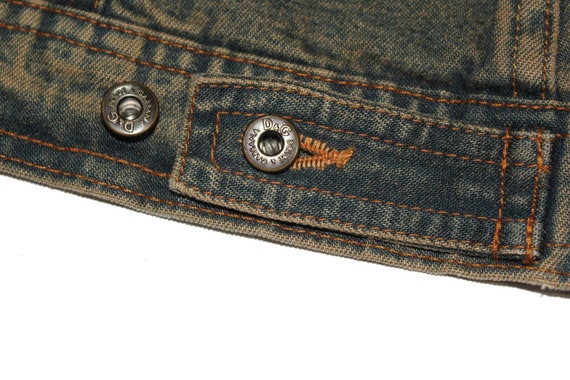 Dolce Gabbana D&G Vintage 90s Denim Jeans Jacket - Etsy