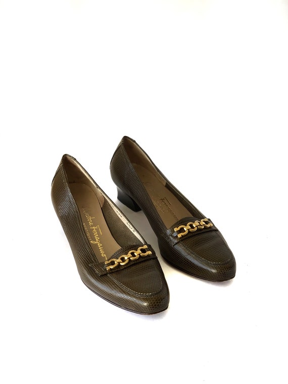 Salvatore Ferragamo Vintage Kitten Heels