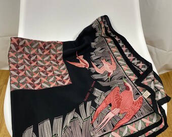Davinci bleyle Silk Birds Printed Scarf Soie