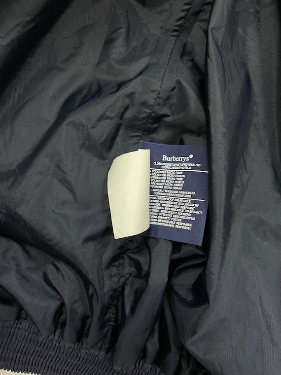 Burberry Bomber Vintage Harrington Burberrys Blue Jacket - Etsy