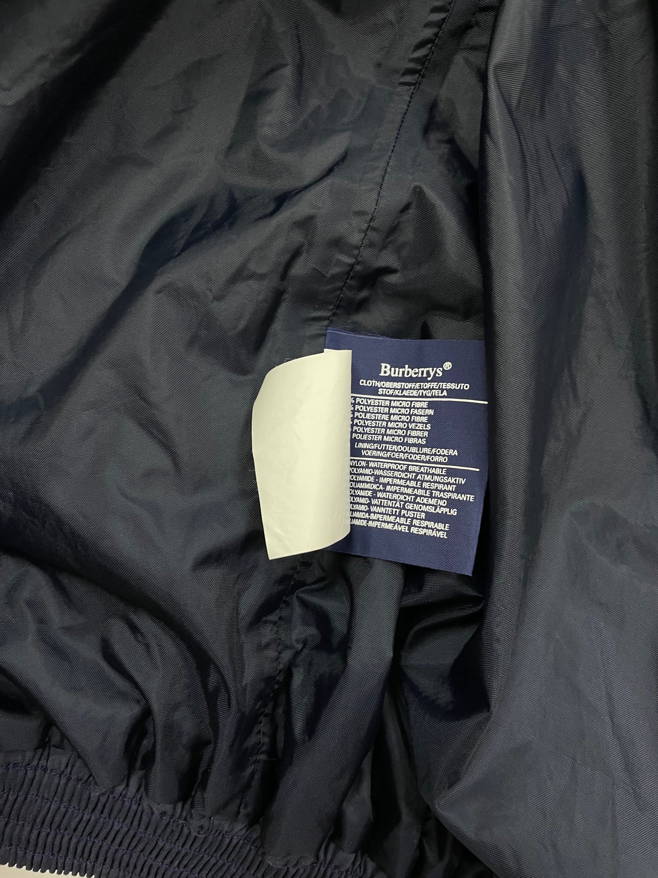 Burberry Bomber Vintage Harrington Burberrys Blue Jacket - Etsy