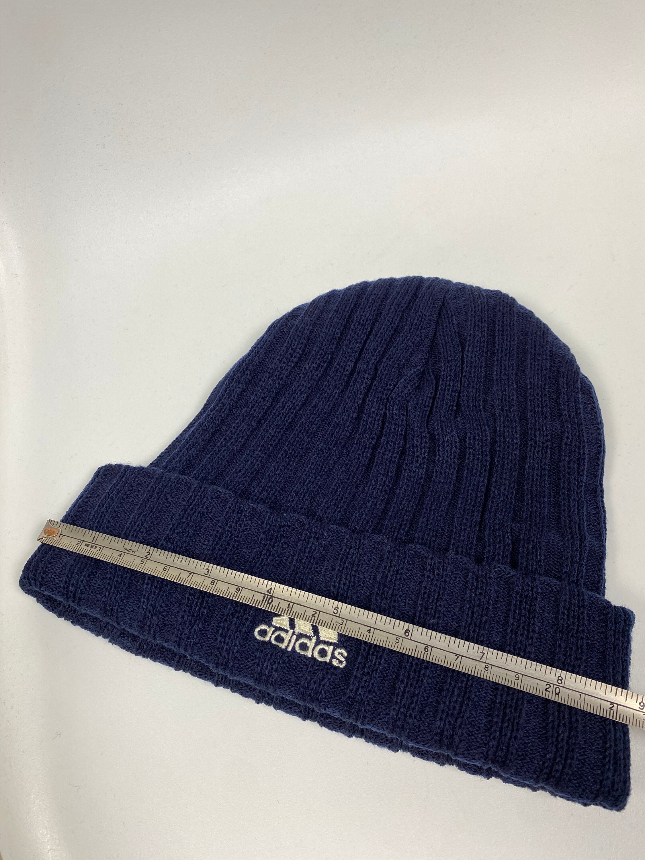 Adidas Vintage Beanie Hat Logo One Size - Etsy