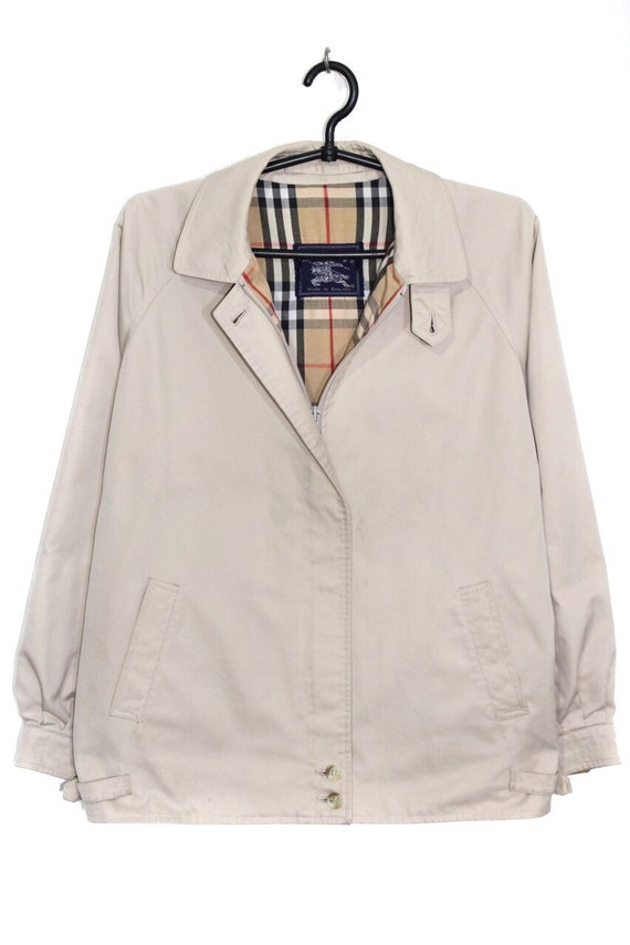 burberry nova check harrington