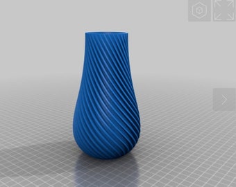 Florero en espiral Archivo STL Impresión 3D
