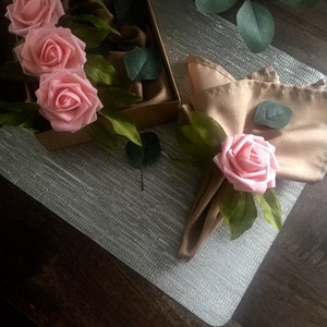 Napkin Rings-Flower Napkin Holder-Table decoration-Party and Gifts-Artificial Flowers Napkin Rings Mother’s Day gift