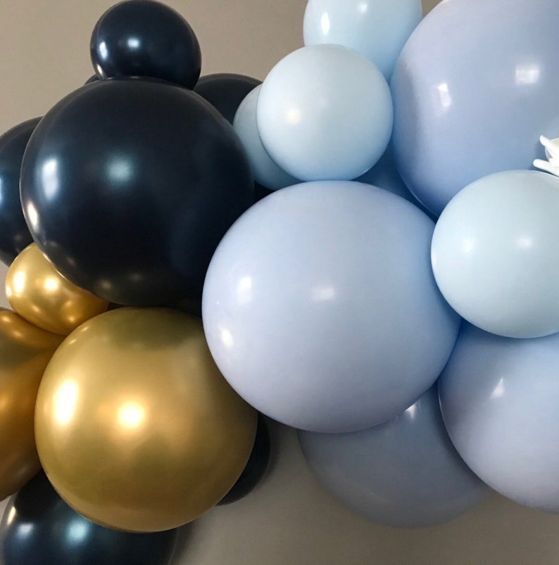 1st Birthday Boy Balloon garland kit-Birthday Balloon garland-Boy Baby Shower-1st Birthday banner