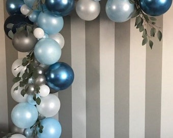 1st Birthday Boy balloon garland kit-Birthday Balloon garland-GarlandBirthday balloons-1st birthday banner