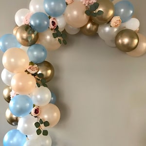 120 pcs DIY Balloon Garland Kit, Boy Baby Shower Balloon Garland,Birthday Balloons,Bridal Shower backdrop