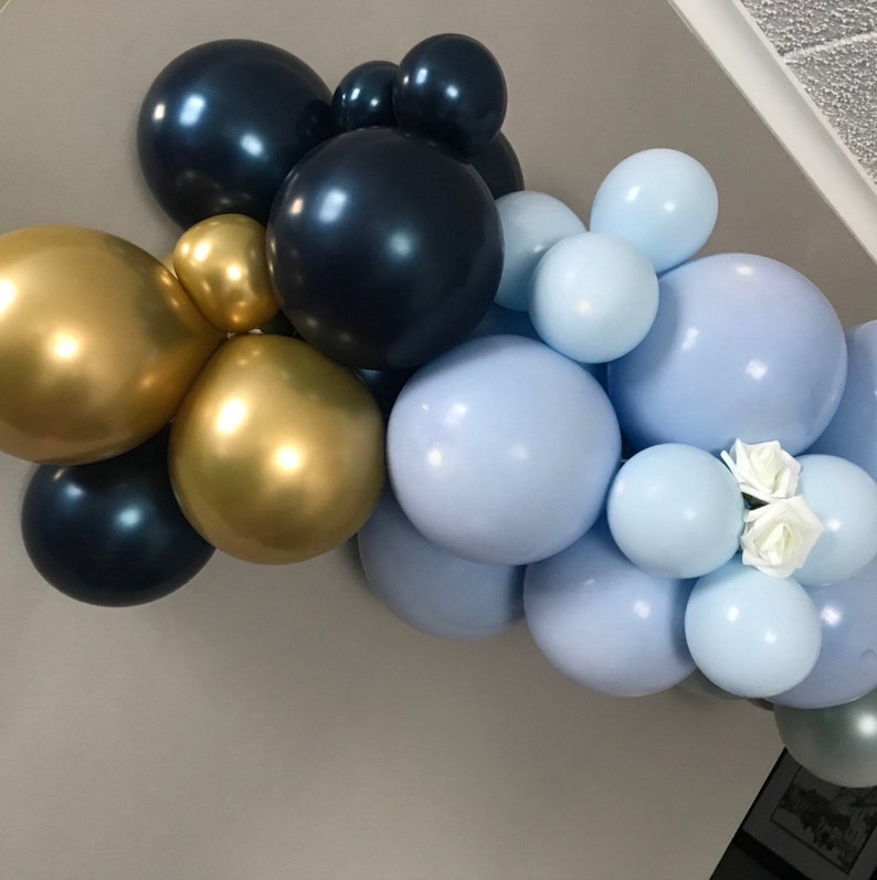 1st Birthday Boy Balloon garland kit-Birthday Balloon garland-Boy Baby Shower-1st Birthday banner