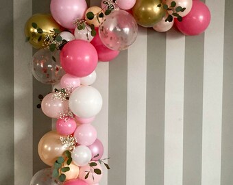 120  pcs DIY Balloon Garland Kit,Gold,Champagne and Perl White,Baby Shower Balloon Arch,Birthday Balloon Garland
