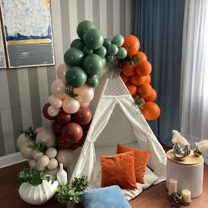 120 Stück Dschungel grün Geburtstag Ballon Girlande Kit 12 Ft Doppel Stoff Safari Tier Thema Baby Dusche Geburtstagsdekoration für Jungen