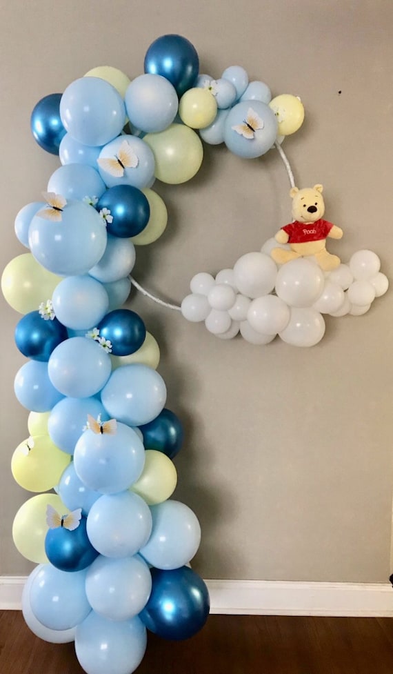 120 Pcs Winnie The Pooh Balloon Garland Kit Diy Winnie The Etsy