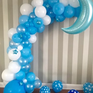 120 pcs Balloon garland kit,DIY Balloon Garland arch,Perfect for Twinkle Twinkle Little Star Baby Shower and Birthday Party Theme