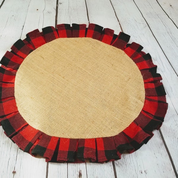 Buffalo Plaid Placemats Etsy