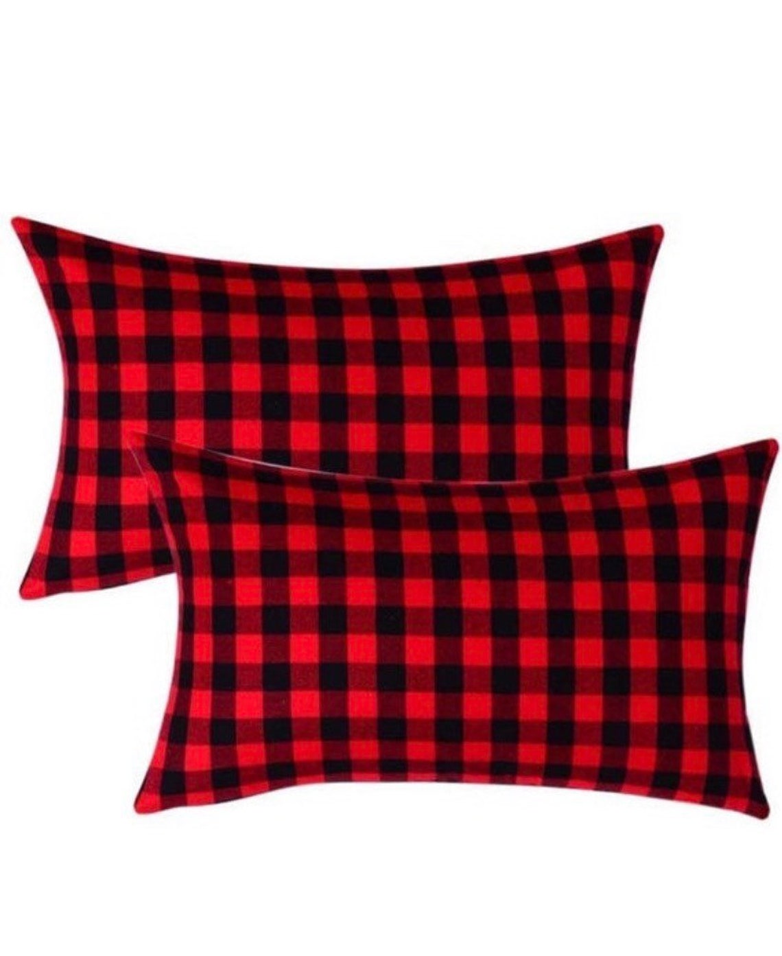 Buffalo Plaid pillows / outdoor plaid covers/ farmhouse throw Etsy
