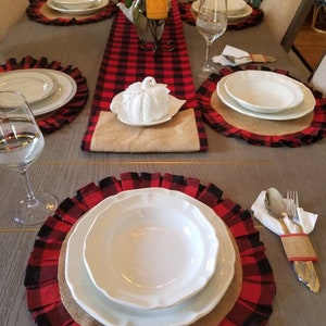 Bring Rustic Warmth Home – GeetuBerry Buffalo Plaid Cotton Table Runner for Farmhouse & Event Decor