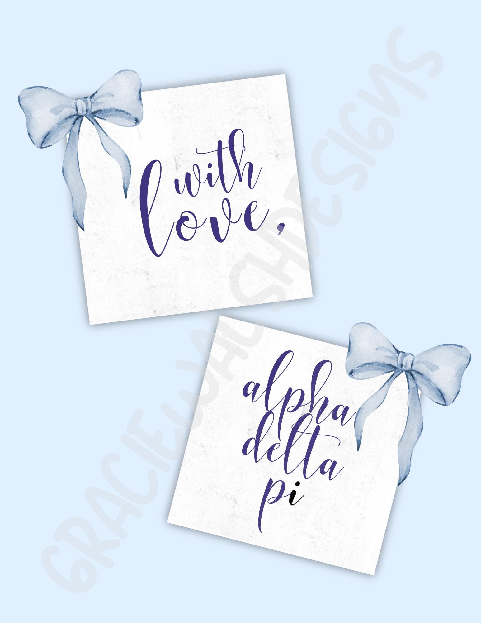 Adpi Sorority Wall Art Bundle | Alpha Delta Pi - Etsy