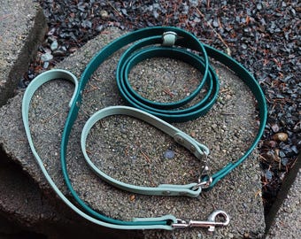 Adjustable Hands-Free Leash, Crossbody Waterproof Biothane Dog Leash, Custom