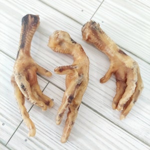 Dehydrated Dog Treats, Chicken Feet All Natural, Dog Dental Chews