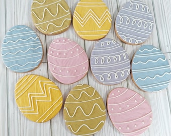 Gourmet Easter Egg Dog Treats, Peanut Butter Banana Cookies, Homemade