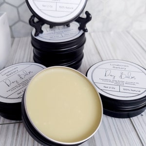 Dog Paw and Nose Balm, Organic Dog Balm, Dry Skin, All Natural Conditioning, Vitamin E