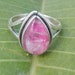 Natural Moonstone Ring92.5% Sterling SilverPink Moonstone image 0