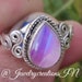 Natural Moonstone Ring92.5% Sterling SilverPink Moonstone image 0