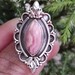 Natural Rhodochrosite Ring925 Sterling SilverFebruary image 0