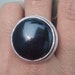 Black Onyx RingSterling Silver RingBohoGypsy RingNatural image 0
