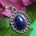 Lapis Lazuli PendantSterling Silver PendantBlue Gemstone image 0