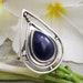 Lapis Lazuli Ring Sterling Silver Lapis Ring Dainty Ring image 0
