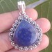 Lapis Lazuli PendantSterling Silver PendantBlue Gemstone image 0