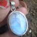 Rainbow Moonstone Pendant925 Sterling Silver PendantOne Of image 0