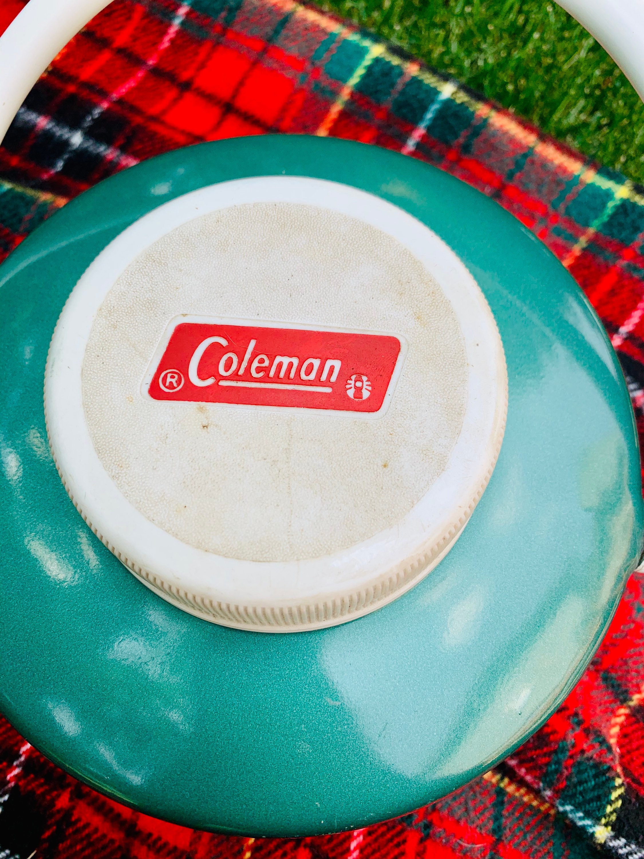 Vintage Coleman Cooler Identification : BLUE VINTAGE COLEMAN METAL COOLER, Lot of metal serving tray/cart and outdoor gardening rack: