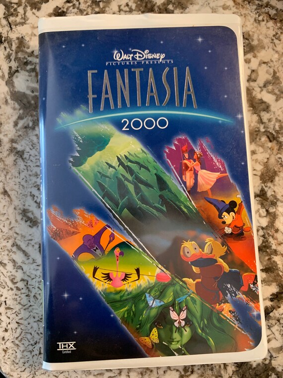 Walt Disney Pictures Presents Fantasia 00 Vhs Etsy