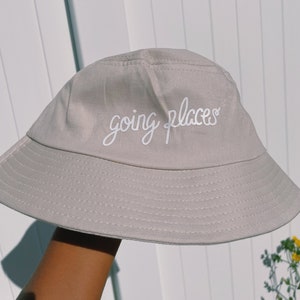 Going Places Tan Bucket Hat | Tan hat | bucket hats | Going Places | Summer hat, beach hat