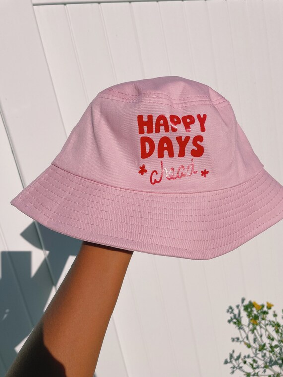 Pink Bucket Hat Cute Hat Bucket Hats - Etsy
