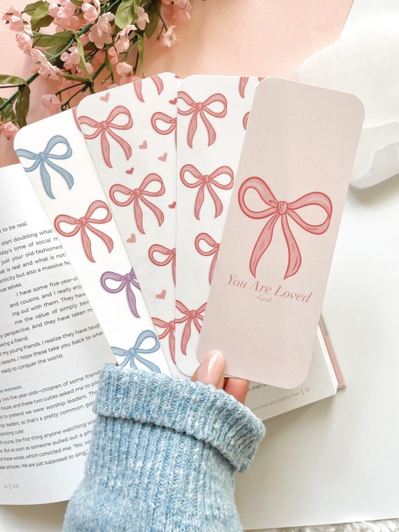 Pink Bows Bookmark Pink Bows Bookmark
