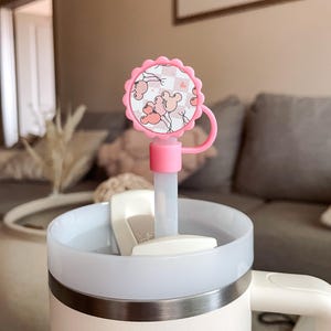 Straw Cover Stanley Cup Magic Mouse Balloon Straw Accessory 40oz Tumbler Topper Cup Cover for Tumbler Cup Stanley Cup Accessories Gift Idea