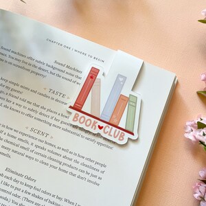 Magnetic Bookmark Book Club | Bookish, Bookish Gift, Cute Bookmarks, Book Lovers Gift, Book Club Accessories