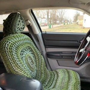 Labyrinth Car Seat Cover Pattern Only