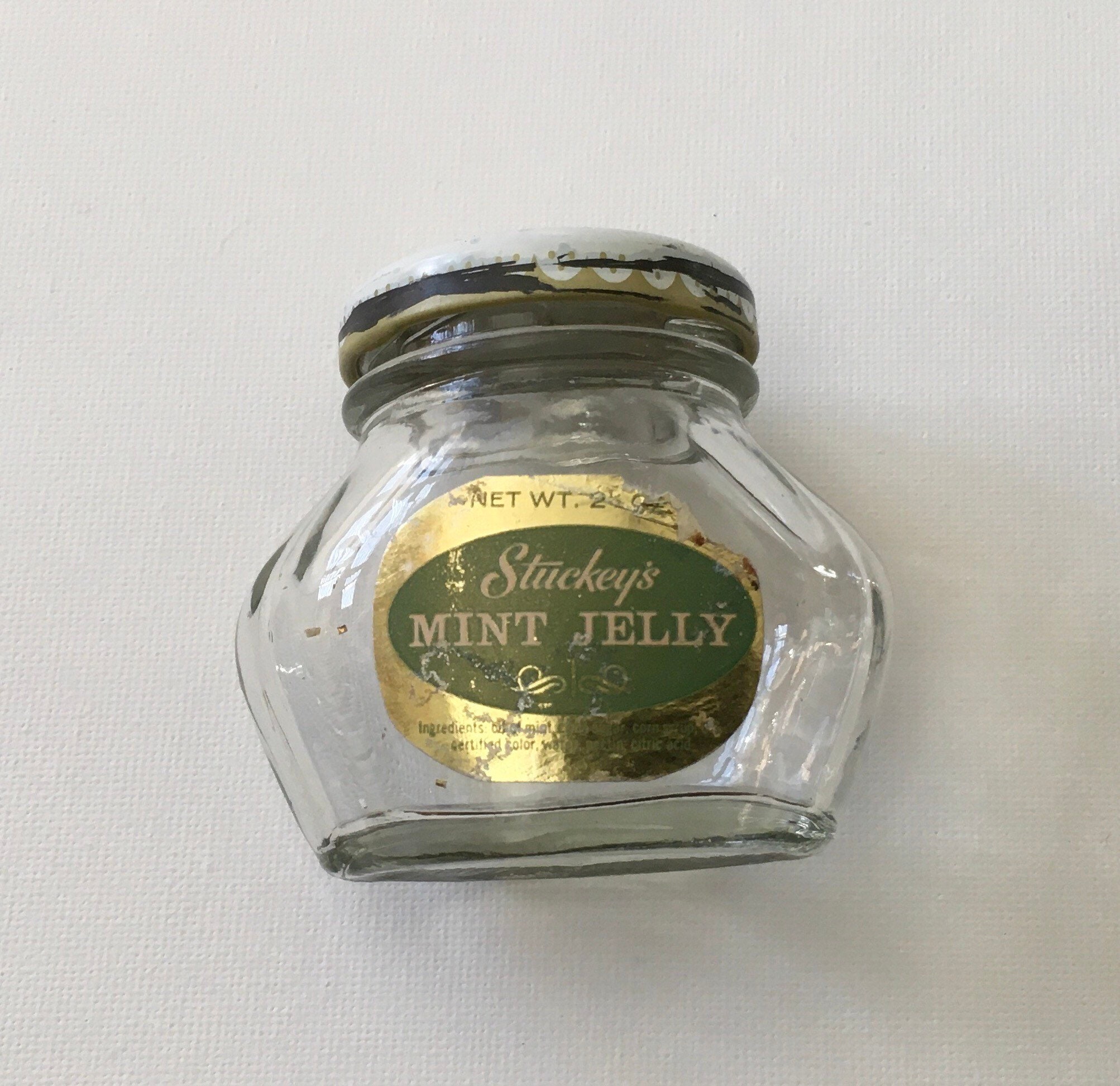 Vintage Stuckeys Eastman Mint Jelly Jam Jar with Etsy