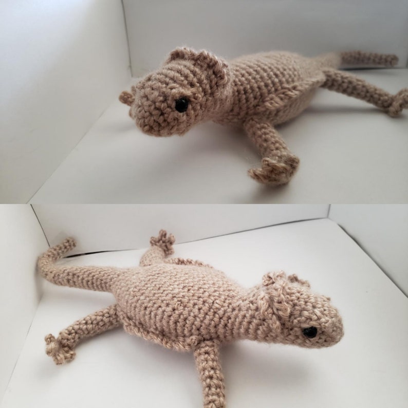 Bearded Dragon Amigurumi Bearded Dragon Stuffed Animals Kids | Etsy