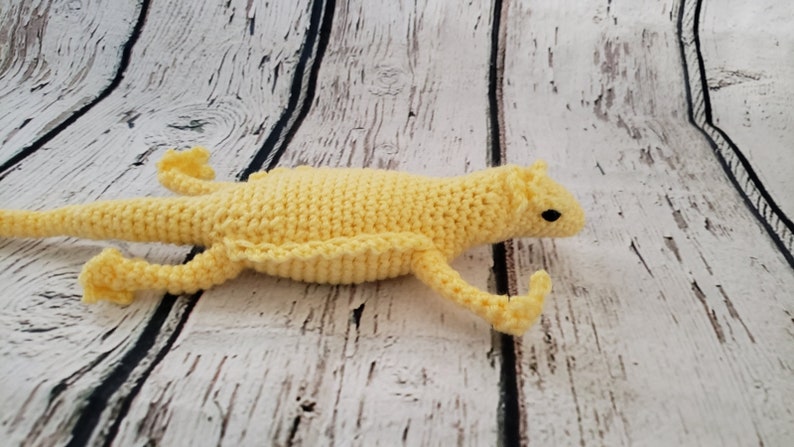 Crochet Bearded Dragon Hand Made Amigurumi bearded dragon | Etsy